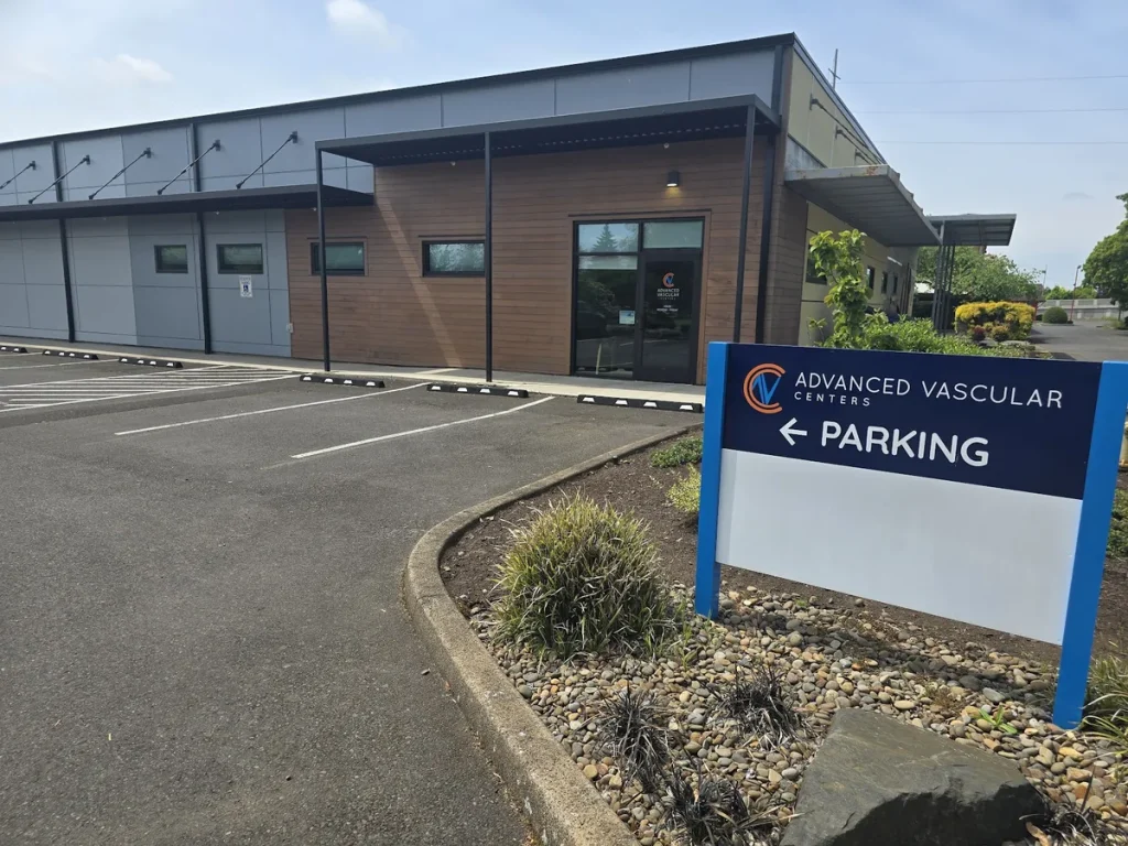 Advanced Vascular Centers Eugene parking and exterior sign