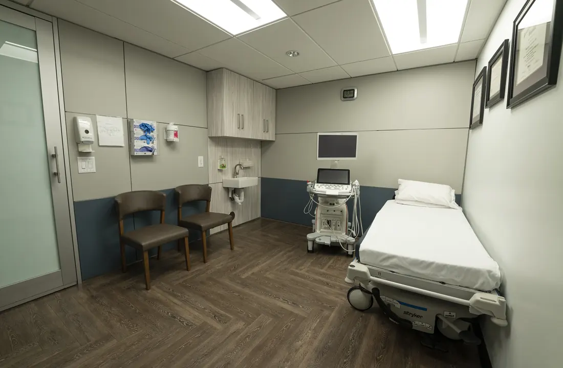 AVC Portland vascular consultation room for patient care